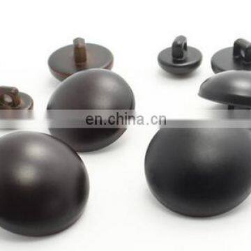 Plastic Button / Black Half Round Pearl Buttons photo-2