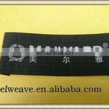 hot popular taffeta clothing woven label