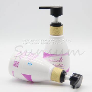 Custom Logo 150ml Plastic Cosmetic Lotion Bottle With Bamboo Pump photo-5
