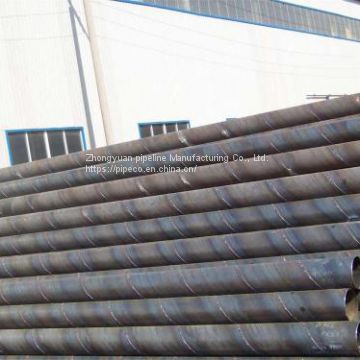 Spiral steel pipe for port piling