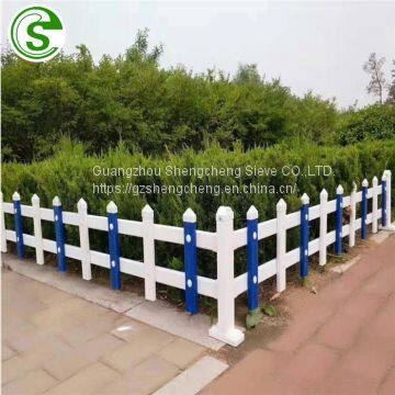 Production long life pvc garden fence white plastic fence