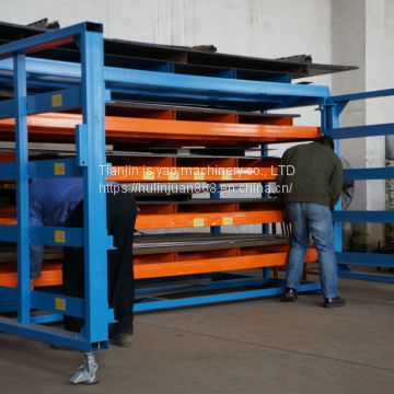 Draw-out type steel shelves crane for storage