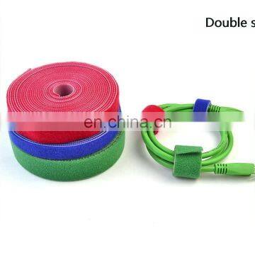 Wholesale colorful double sided hook loop strap back to back hook loop