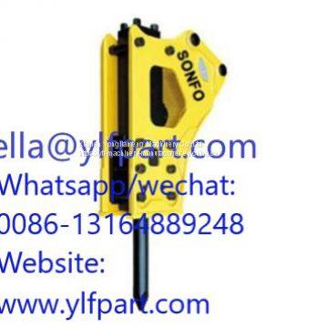 Hydraulic hammer rock breaker jack hammer excavator attachment for excavator 2.5~4.5 ton 3.0~5.5 ton 6-9ton 7 ~14ton 11-16ton