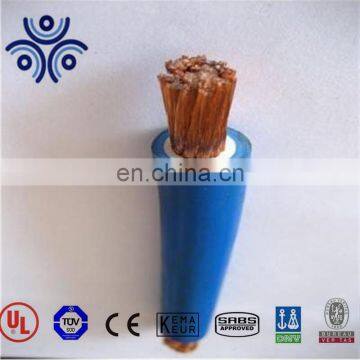 CE approved 50mm2 copper wire rubber insulated welding cable