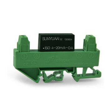 DIN3 Small Size DIN Rail Mounted 4-20mA Current to Voltage Isolation Converter DIN3 ISO 4-20mA-O