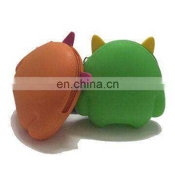 Bulk Wholesale Animal Shape Key Holder Wallet Custom Clutch Mini Women's Silicone Coin Purse photo-3