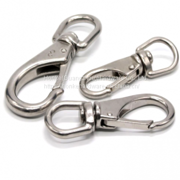 High Polished Marine Swivel Eye Bolt With Small Rotary Clasp