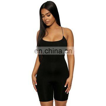 Sexy Fashion Club Trending Sleeveless Off Back Cross Strap Custom Bodysuits photo-2