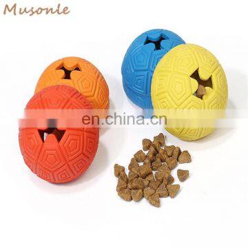 New Design Food Dispenser Turtle Shell Ball Rubber Cat Toy photo-3