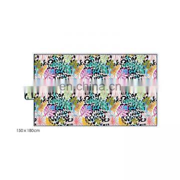 Hot Selling Washable Straw Polyester Extra Large Outdoor Picnic Blanket Paisley Pattern Beach Picnic Blanket photo-5