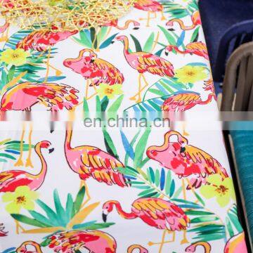 Printed Flamingo Outdoor Dining Tablecloths Decorative Washable Picnic Wholesale Custom Table Cloth photo-4