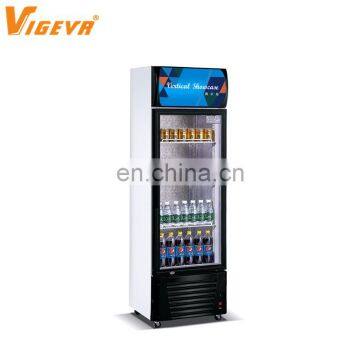 Vertical  upright beverage showcase display freezer refrigerator