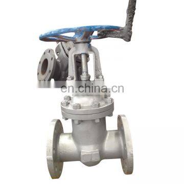 rising stem manual slide gate valve,flange type cast steel gate valves