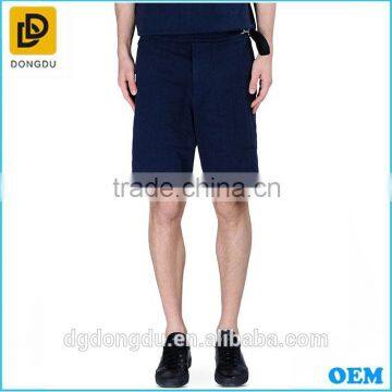 Casual plus size cotton black shorts from Dongdu Clothing factory