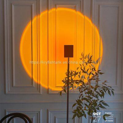 Newest Design Sunset atmosphere lamp modern led floor lamp  rainbow sunset project night light