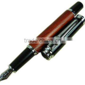 Fountain Pen Rose Wood Barrel Vintage Style