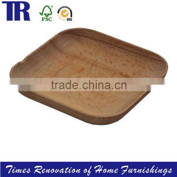 Wood Square Tray,Food Tray Plate,Natural Wood Tray Plate