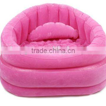 Flocked-Intex Single Inflatable Chairs Pink Inflatable Chairs