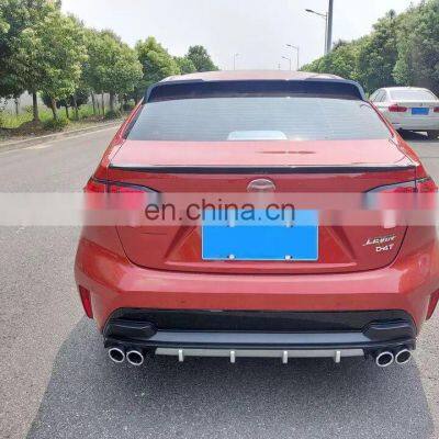 For 2020 Corolla Front Bumper Front Lip Tail Trunk Spoiler Wing Lip Rear Diffuser 3 PCS photo-2