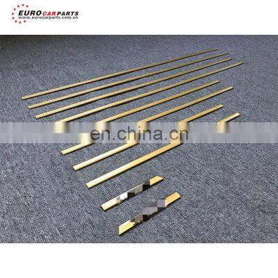 G Class W463 B Style 1990~2018y Gold Color Side Molding Trims Exterior Car Parts for G Class W463 Body Kit Trims photo-2