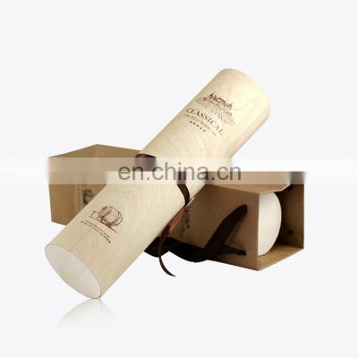 customized factory round square shape natural birch bark box for tea wine essential oil cream dropper bottle packaging storage