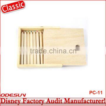 Disney Universal NBCU FAMA BSCI GSV Carrefour Factory Audit Manufacturer Rainbow Art Coloring Set In Wooden Case