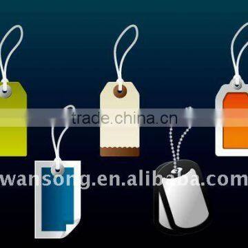 2015 fashion design jeans paper hang tags, hang tags for clothing