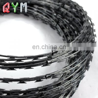 Bto 22 Cbt 60 Cbt 65 Galvanized Security Concertina Barbed Razor Wire