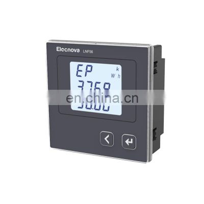 Smart building LCD display digital volt ampere multi-functional ac energy meter