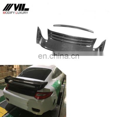 Carbon Fiber 911 Turbo Rear Trunk and Spoiler for Porsche 911 997 09-11