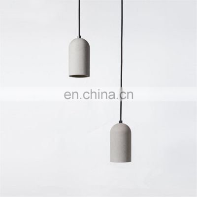 Vintage Decorative Concrete Pendant Light E27 Modern Lamps