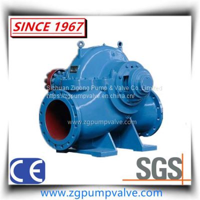 Horizontal and Vertical High Efficiency Cast Iron Double Suction Centrifugal Water Pump