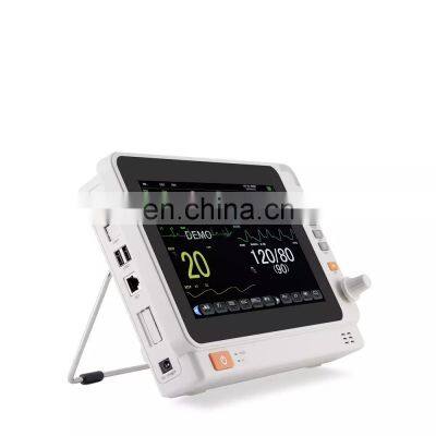 Hot selling 10.1 inch TFT screen multi-parameter medical patient monitor for neontal