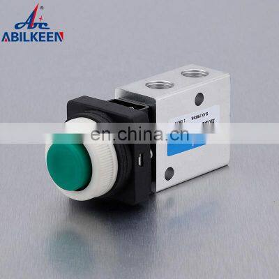 Protruding Type Control Valve Stainless Steel JM322PPL G1/4 Thread Raised Head Mechanical Pneumatic Valve