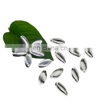 Wholesale quality assorted metal spoon lure rotating sequins trout fishing bait swivel spinner blades baits