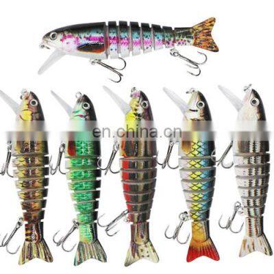 Factory Price Multi section fish plastic hard fishing lure Saltwater Swimbait fishing lure
