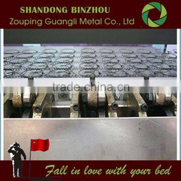 Compressing or vacuum packing steel coil spring for mattress