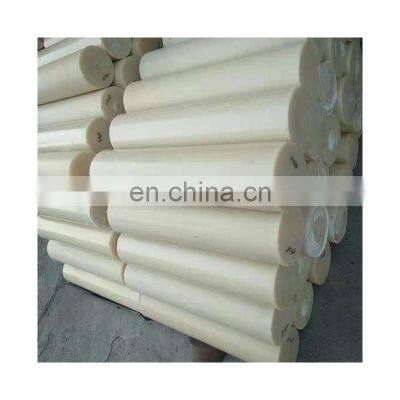 Professional manufacture cheap cream color or customized solid mc cast nylon rod