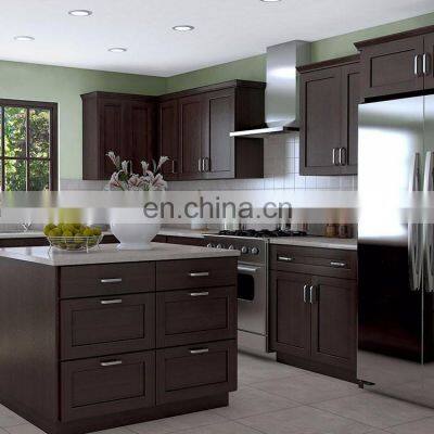 Black lacquer mdf upright termite proof kitchen cabinet design