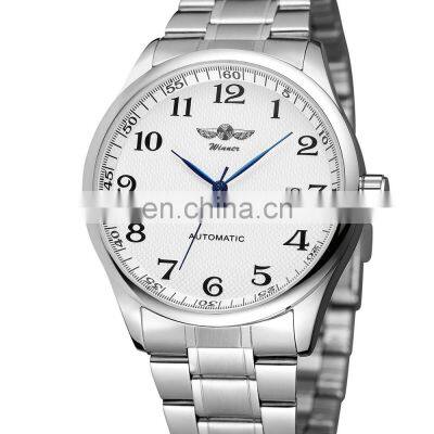 WINNER 458 Cheap Designer Men's Fashion Automatic Mechanical Stainless Steel Men Watches Online photo-3