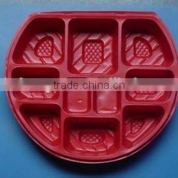 Red Silver Color Used For Chocolate Packing PVC Rigid Plastic Film photo-3