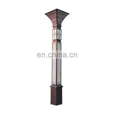 Outdoor Classic Lantern Post Lamp Landscape Street Lighting Pole Garden Lamp Post With Fixtures