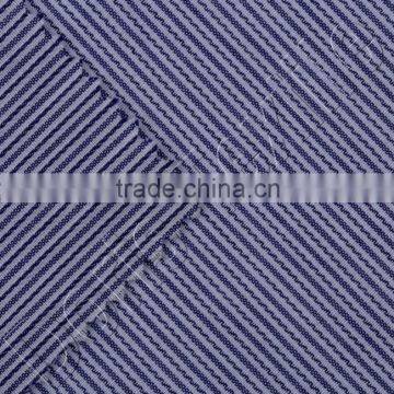 100% COTTON PIN STRIPE YARN DYED FABRIC