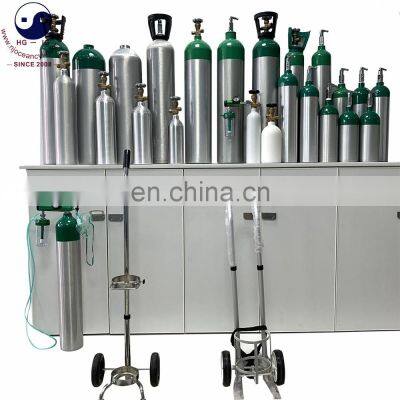 HG-IG 2.5L/3.4L/5L10L/13.4L/20L/30L Empty Oxygen Aluminum Gas Cylinder Aluminium Material Gas Cylinder for Sale
