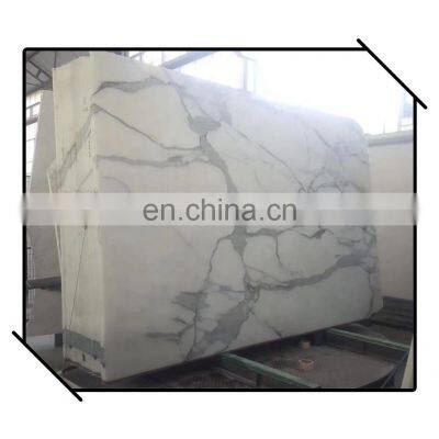 cheap price white marble calacatta gold marble