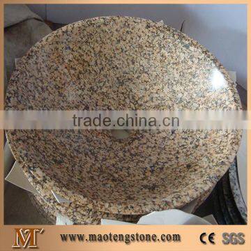 G682 Yellow Granite Polished Bathroom Sinks/Kitchen Sinks/Wash Basins