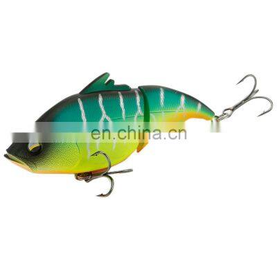 JOHNCOO 115mm 41g Floating Fishing Lure Lipless Crankbait Artificial Hard Bait Jointed VIB Vibration Wobblers Bass Swimbait