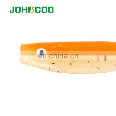 JOHNCOO 65mm 2.1g Fishing Lure Soft Bait T Tail Soft Worm Swimbait Soft Plastic Lure