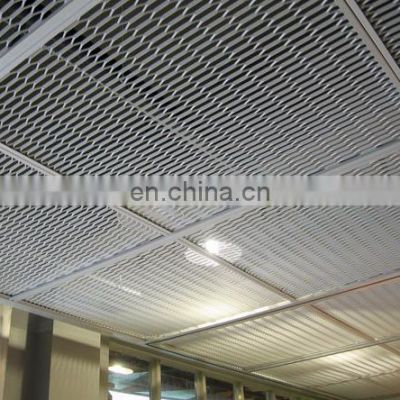 8*16 mm hole 1 mm thickness aluminum expanded mesh ceiling